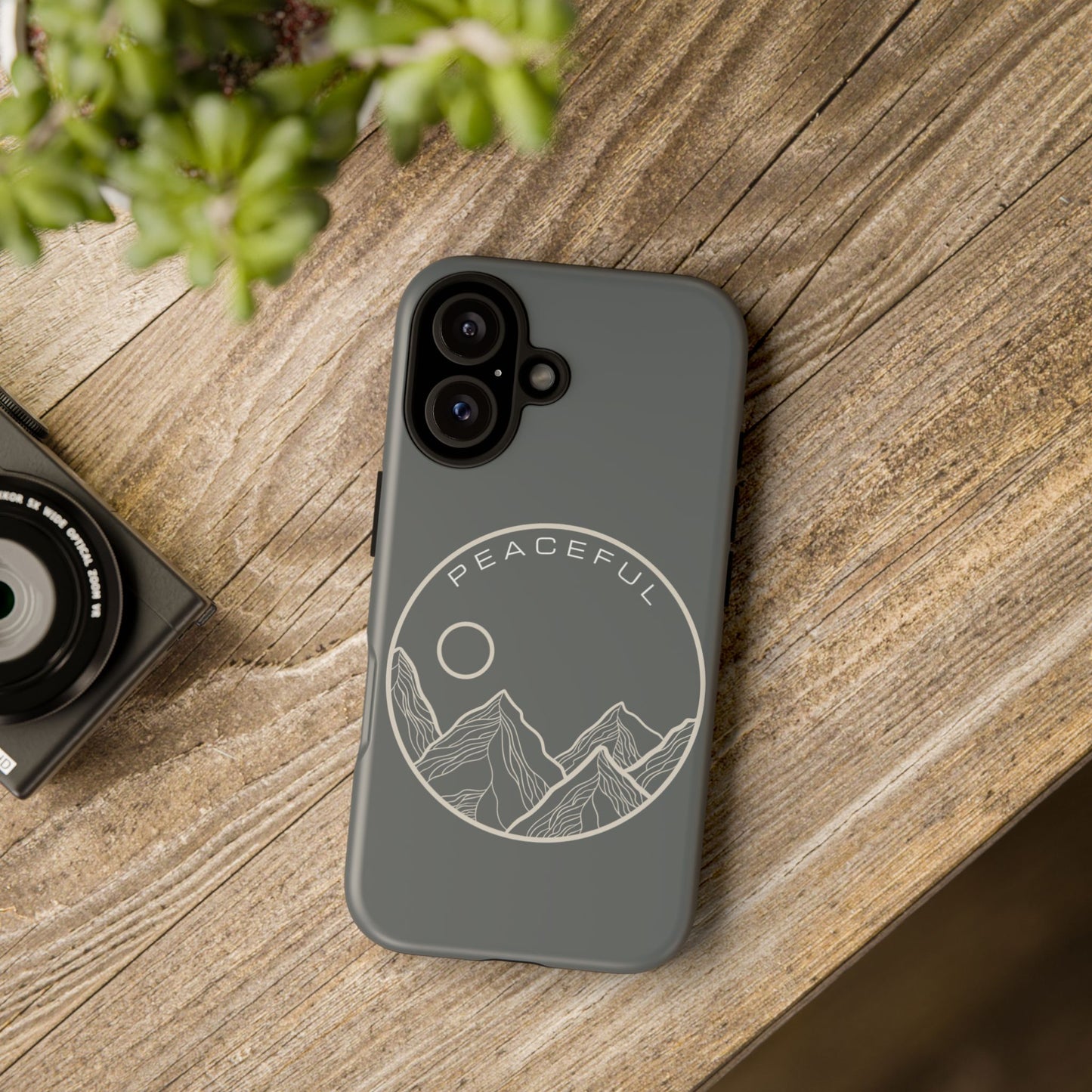 iPhone 16 Tough Case - Peaceful Design