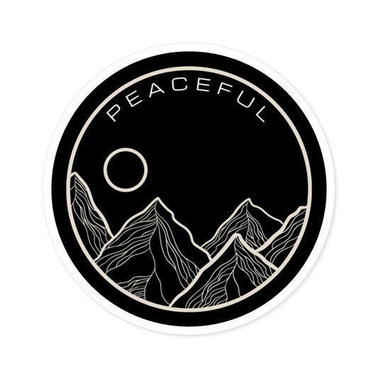 Peaceful Round Stickers