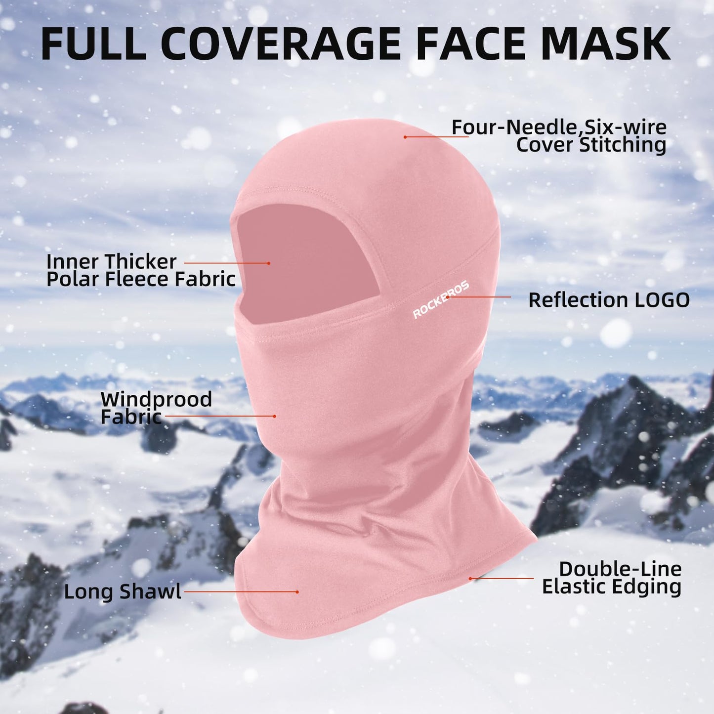 ROCKBROS Balaclava Ski Mask