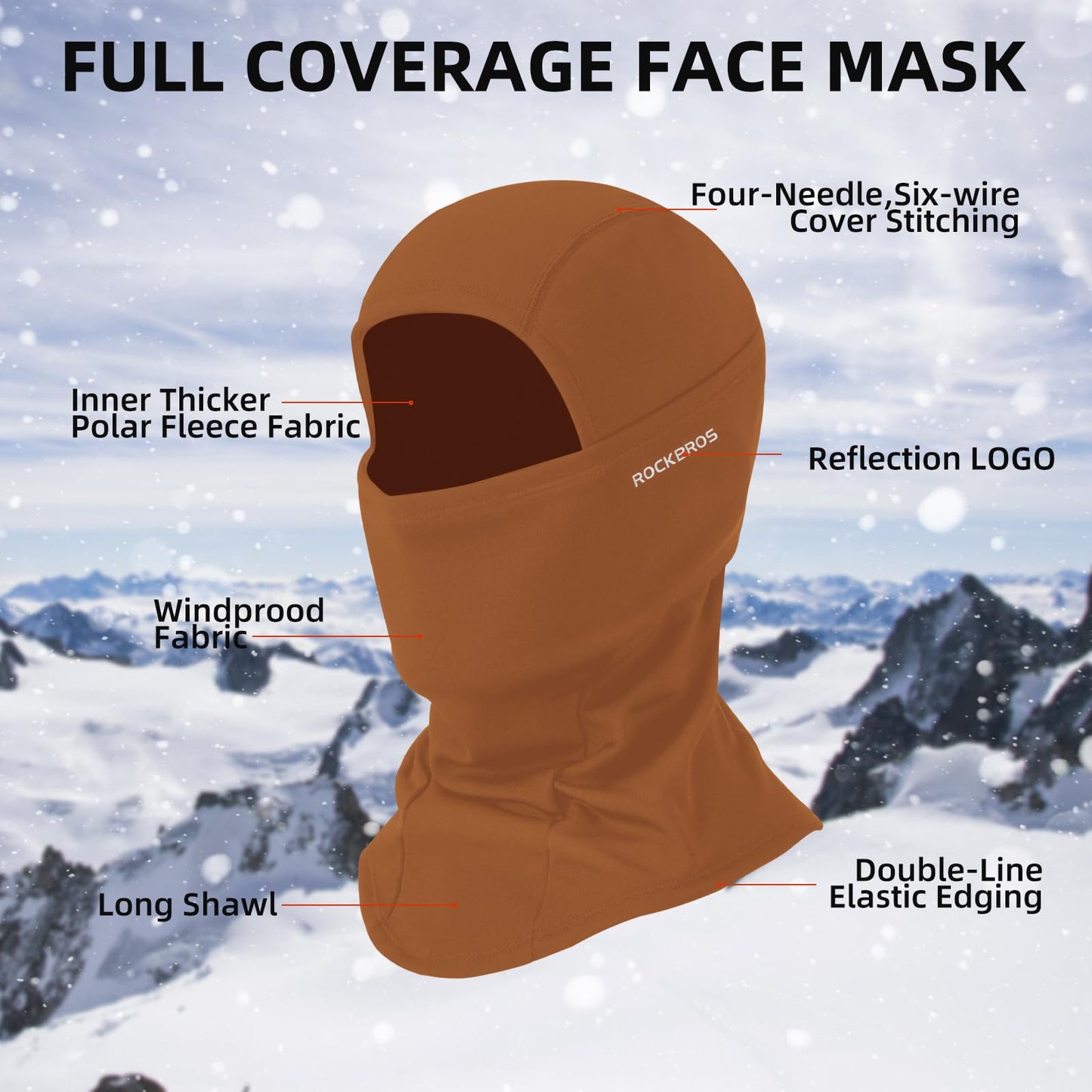 ROCKBROS Balaclava Ski Mask