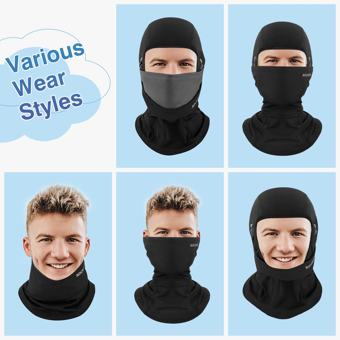 ROCKBROS Balaclava Ski Mask